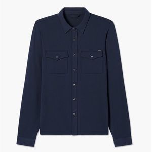Vuori Boulevard Shirt Jacket | Men's "Ink" Shirt Jacket